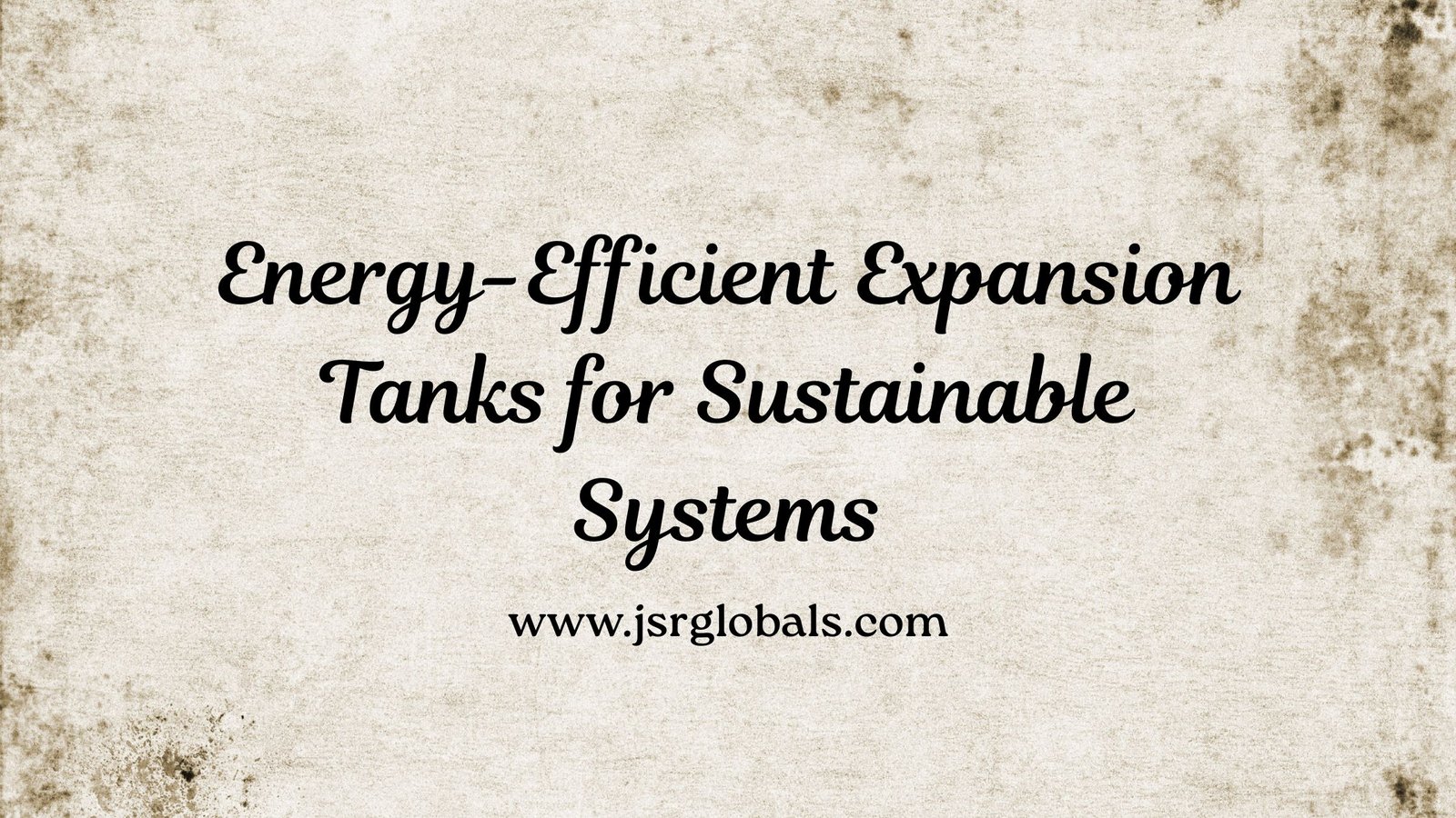 Expansion Tank Manufacturer