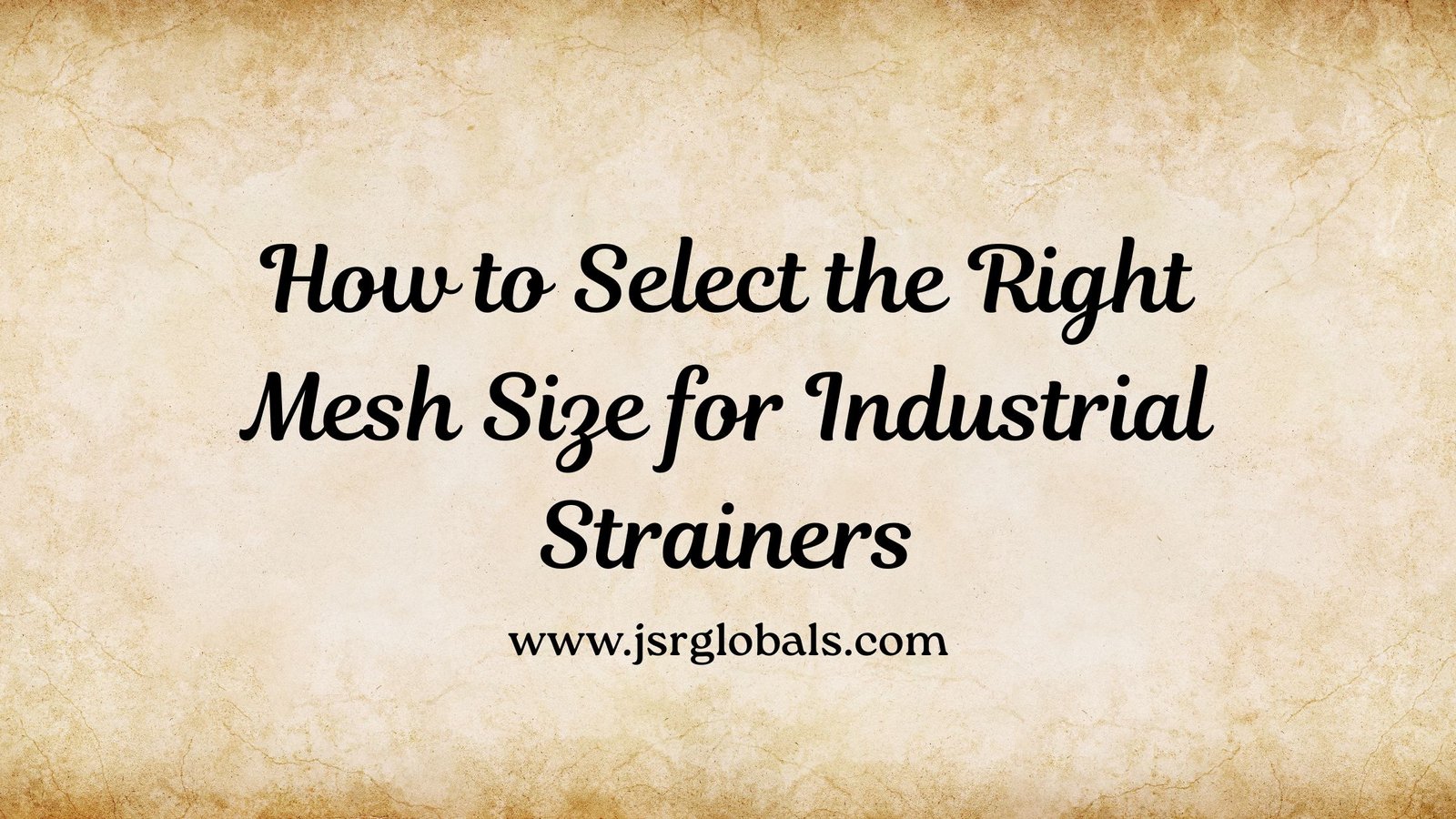 Strainner Manufacturer